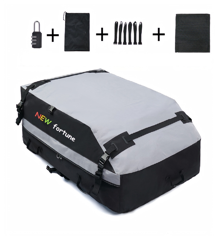 FO-24 Sac sur toit en voiture imperméable de 25 pieds cubes Carrier pour activités de plein air pour les activités de plein air