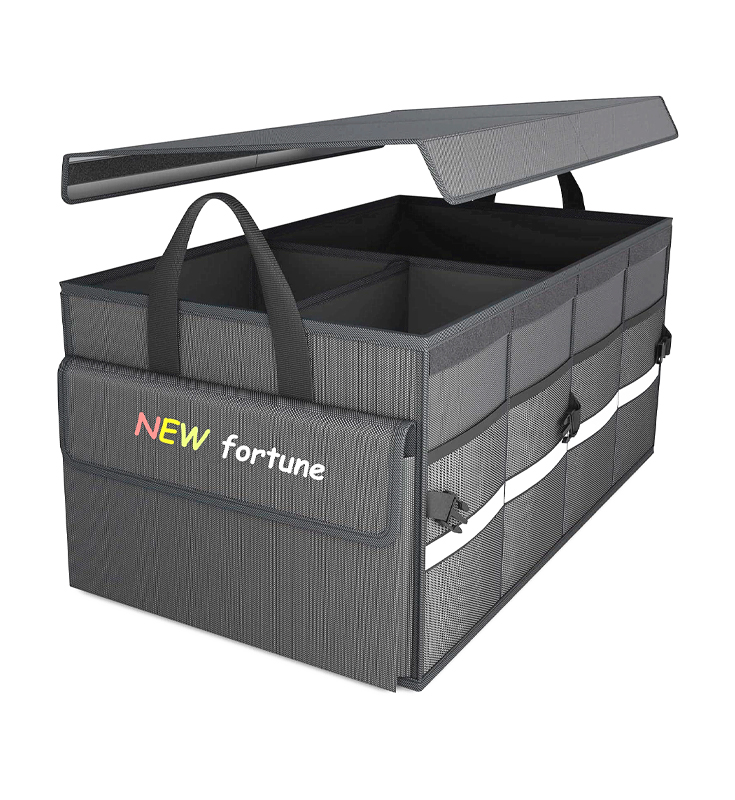 H-04 Sac de rangement du coffre avec couvercle pliable pour un camion SUV et une berline