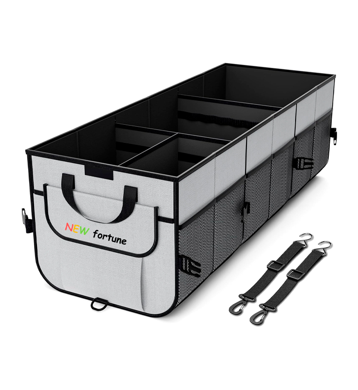 H-08 Organisateur de stockage de voitures multi-compartiments pliable