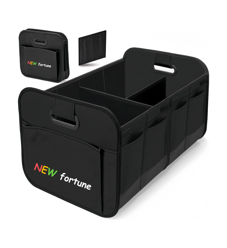  H-12  Sac de rangement à coffre multi-compartiment pliable avec poignées renforcées