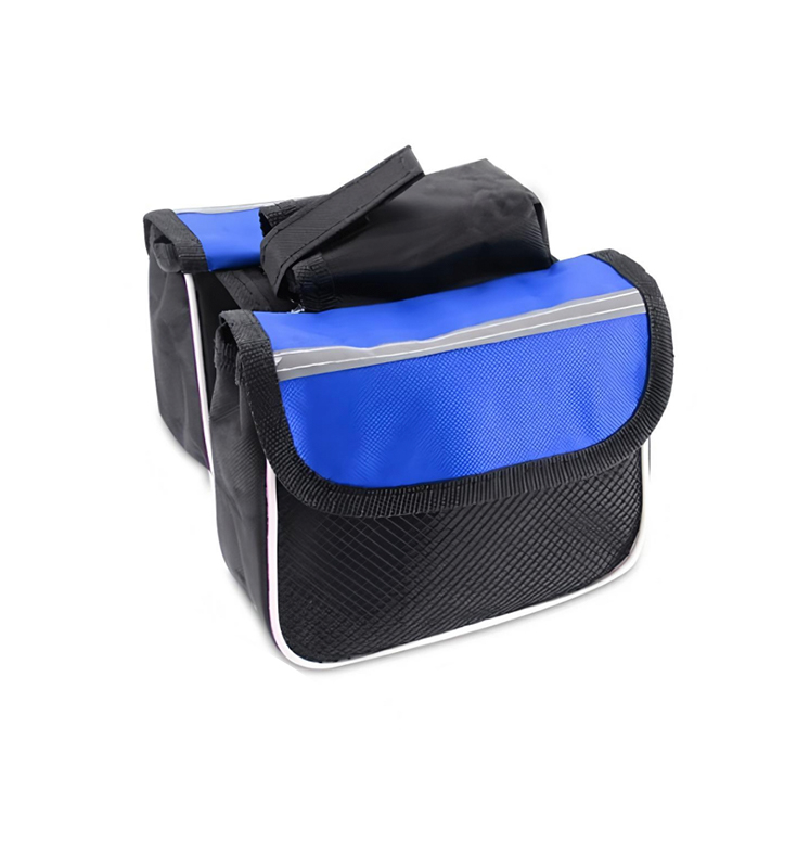 D-01 Sac à vélo à tube avant 3 en 1 à deux côtés