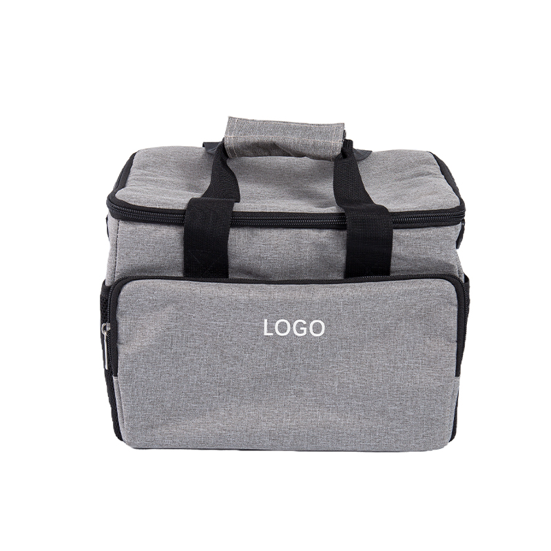 Refroidisseur souple portable de sac à main à épaule simple gris F-002 avec